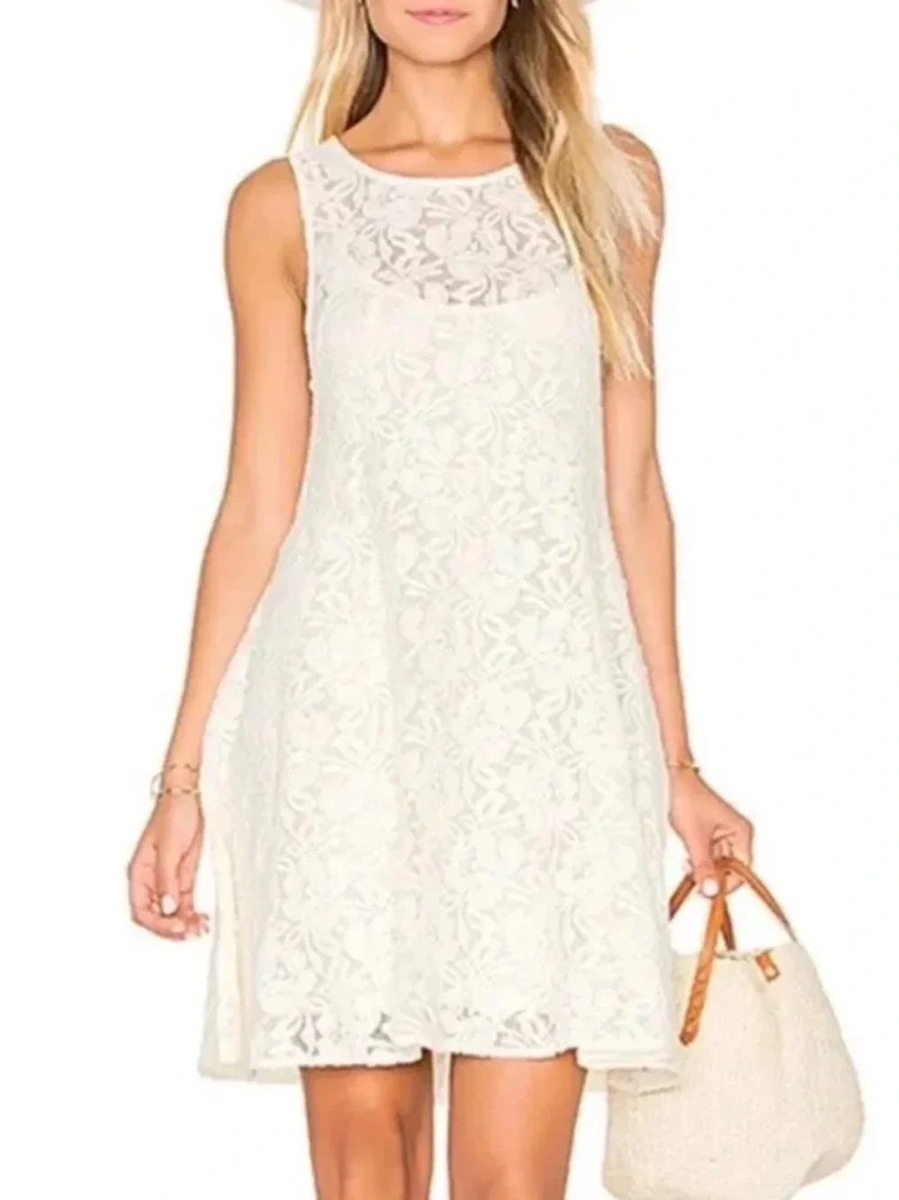 Free People Miles of Lace Dress